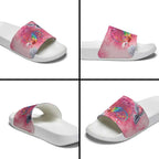 Australia Fight Cancer In All Colors Slide Sandals Galah Pink Tie Dye - Aussie Hoodie