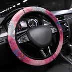 Australia Fight Cancer In All Colors Steering Wheel Cover Galah Pink Tie Dye - Aussie Hoodie