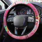 Australia Fight Cancer In All Colors Steering Wheel Cover Galah Pink Tie Dye - Aussie Hoodie