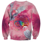 Australia Fight Cancer In All Colors Sweatshirt Galah Pink Tie Dye - Aussie Hoodie