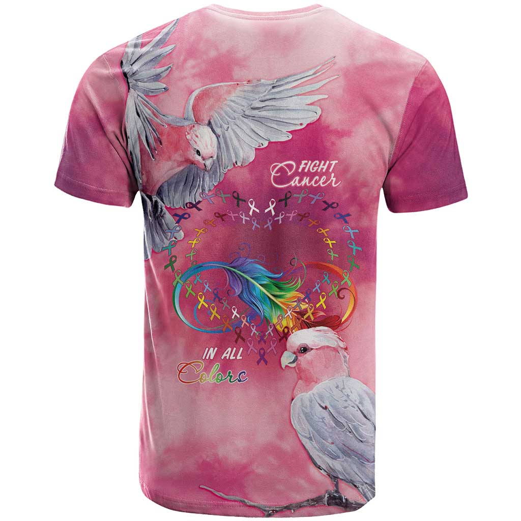 Australia Fight Cancer In All Colors T Shirt Galah Pink Tie Dye - Aussie Hoodie
