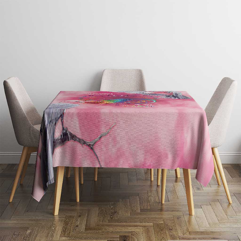 Australia Fight Cancer In All Colors Tablecloth Galah Pink Tie Dye - Aussie Hoodie