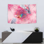Australia Fight Cancer In All Colors Tapestry Galah Pink Tie Dye - Aussie Hoodie
