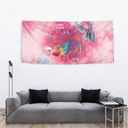 Australia Fight Cancer In All Colors Tapestry Galah Pink Tie Dye - Aussie Hoodie