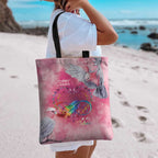 Australia Fight Cancer In All Colors Tote Bag Galah Pink Tie Dye - Aussie Hoodie