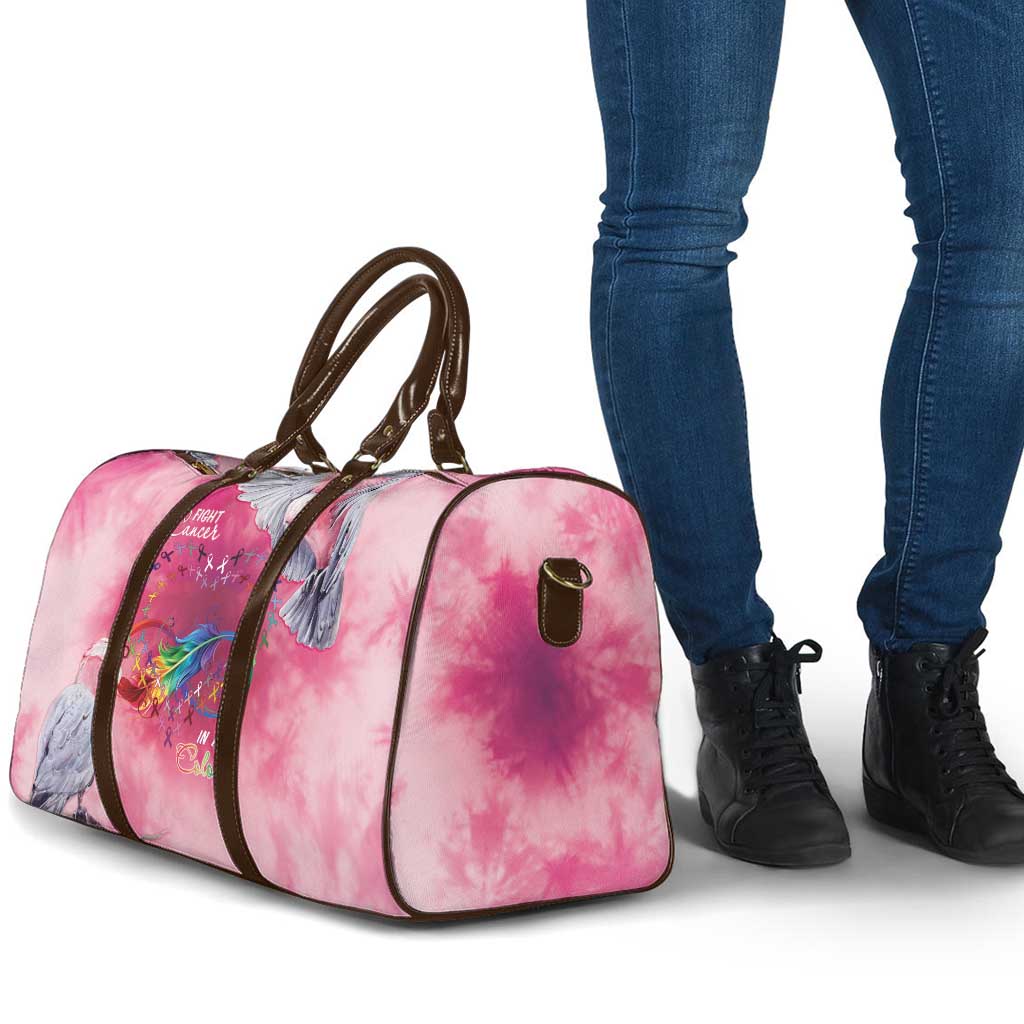 Australia Fight Cancer In All Colors Travel Bag Galah Pink Tie Dye - Aussie Hoodie