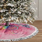 Australia Fight Cancer In All Colors Tree Skirt Galah Pink Tie Dye - Aussie Hoodie