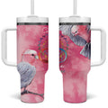 Australia Fight Cancer In All Colors Tumbler With Handle Galah Pink Tie Dye - Aussie Hoodie