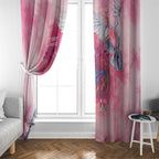 Australia Fight Cancer In All Colors Window Curtain Galah Pink Tie Dye - Aussie Hoodie