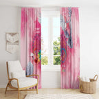 Australia Fight Cancer In All Colors Window Curtain Galah Pink Tie Dye - Aussie Hoodie