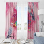 Australia Fight Cancer In All Colors Window Curtain Galah Pink Tie Dye - Aussie Hoodie