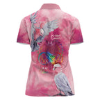Australia Fight Cancer In All Colors Women Polo Shirt Galah Pink Tie Dye - Aussie Hoodie