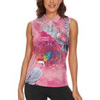 Australia Fight Cancer In All Colors Women Sleeveless Polo Shirt Galah Pink Tie Dye - Aussie Hoodie