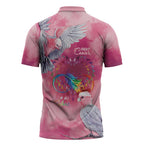 Australia Fight Cancer In All Colors Zipper Polo Shirt Galah Pink Tie Dye - Aussie Hoodie
