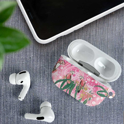 Australia Galah Aboriginal AirPods Case Breast Cancer Awareness - Aussie Hoodie