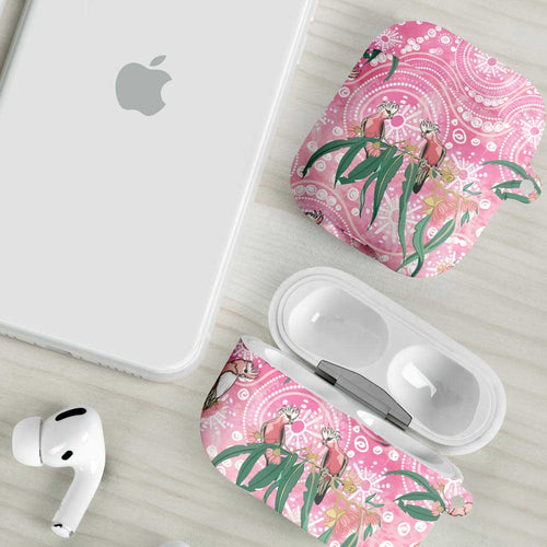 Australia Galah Aboriginal AirPods Case Breast Cancer Awareness - Aussie Hoodie