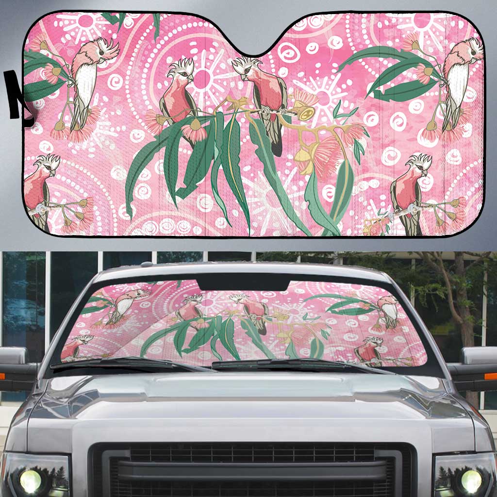 Australia Galah Aboriginal Auto Sun Shade Breast Cancer Awareness - Aussie Hoodie