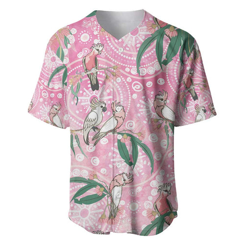 Australia Galah Aboriginal Baseball Jersey Breast Cancer Awareness - Aussie Hoodie