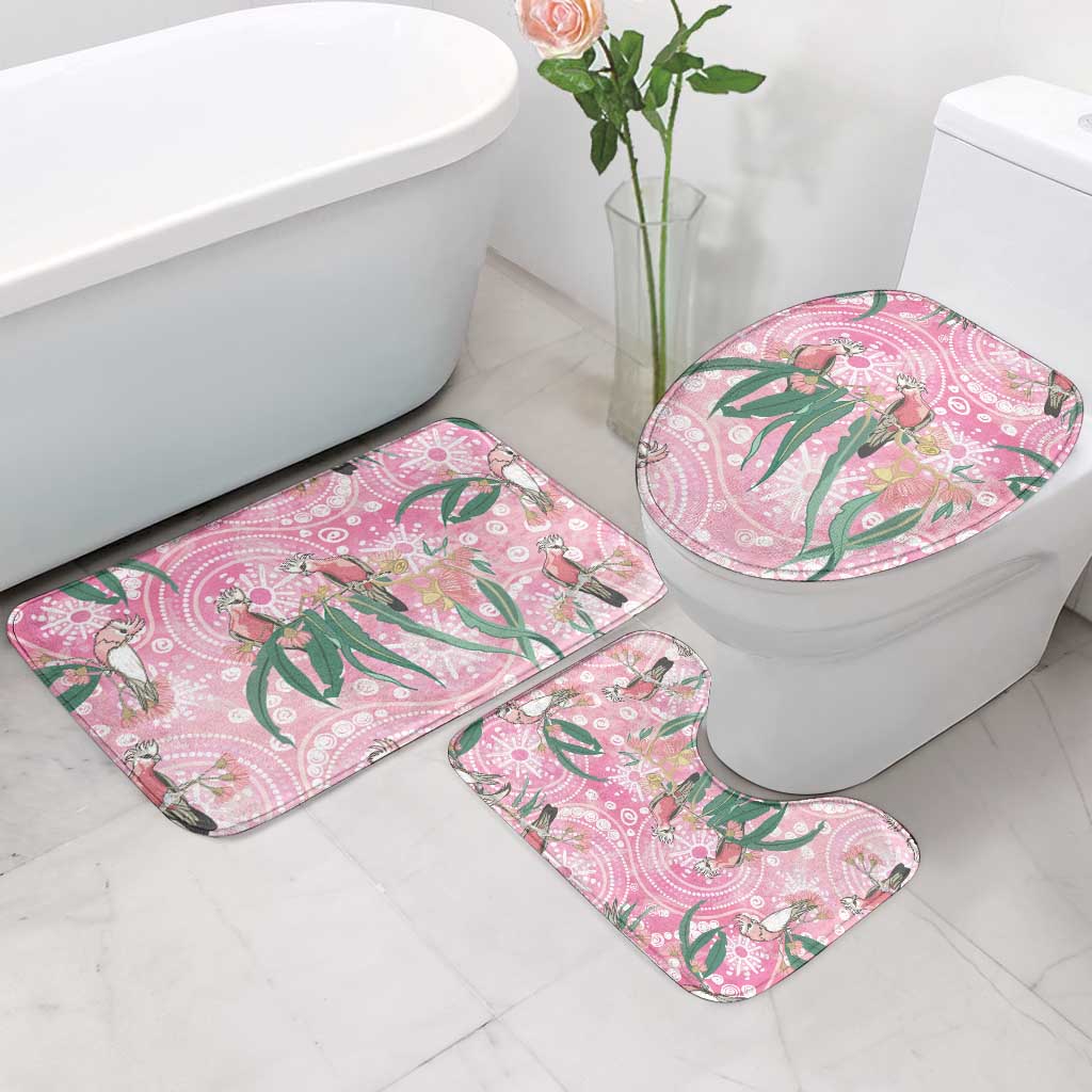 Australia Galah Aboriginal Bathroom Set Breast Cancer Awareness - Aussie Hoodie