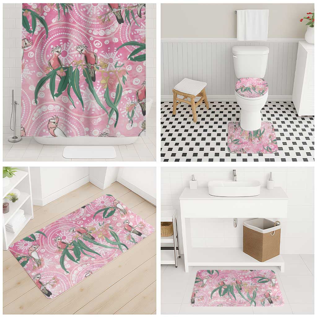 Australia Galah Aboriginal Bathroom Set Breast Cancer Awareness - Aussie Hoodie