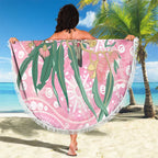 Australia Galah Aboriginal Beach Blanket Breast Cancer Awareness - Aussie Hoodie