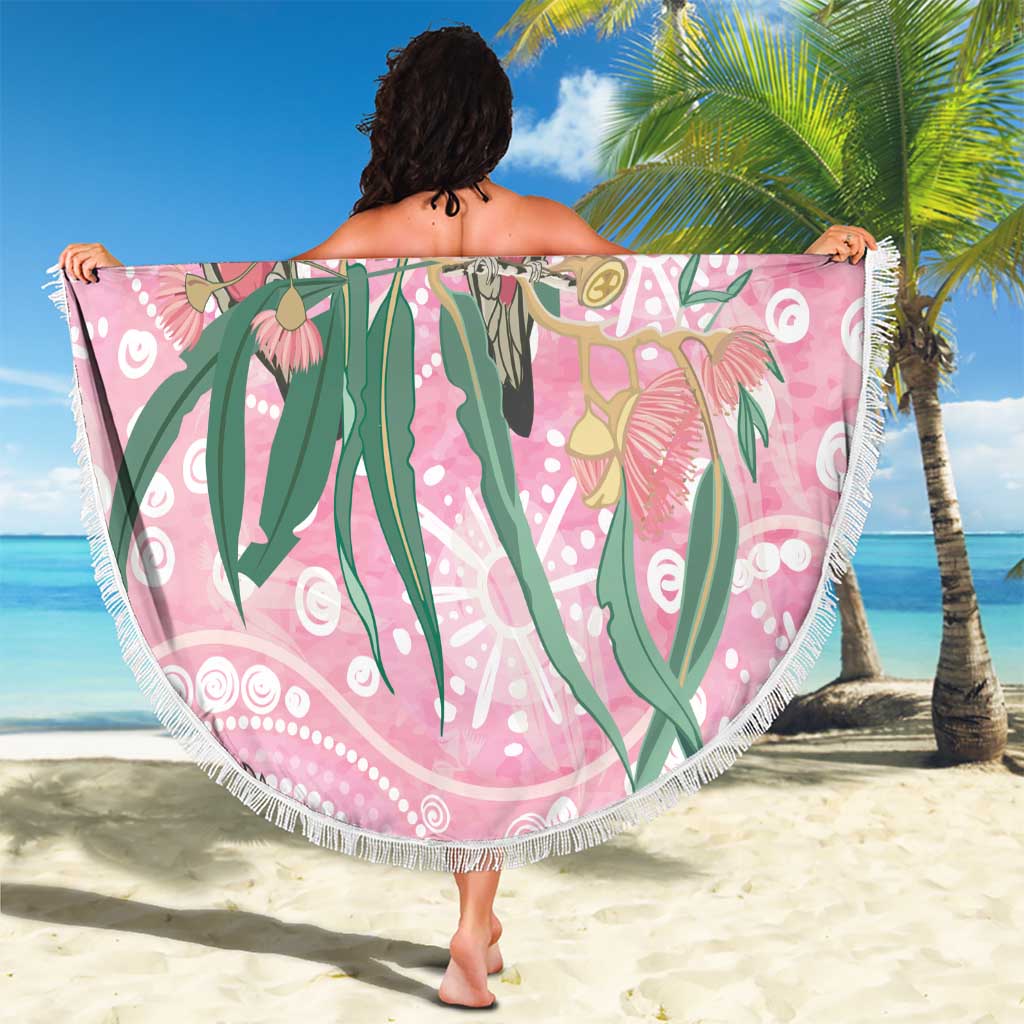 Australia Galah Aboriginal Beach Blanket Breast Cancer Awareness - Aussie Hoodie