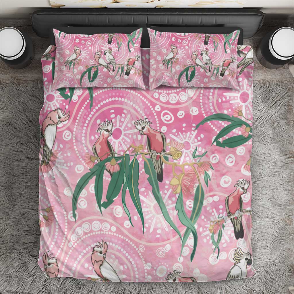 Australia Galah Aboriginal Bedding Set Breast Cancer Awareness - Aussie Hoodie