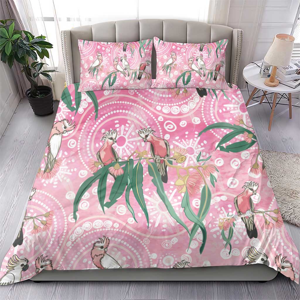 Australia Galah Aboriginal Bedding Set Breast Cancer Awareness - Aussie Hoodie