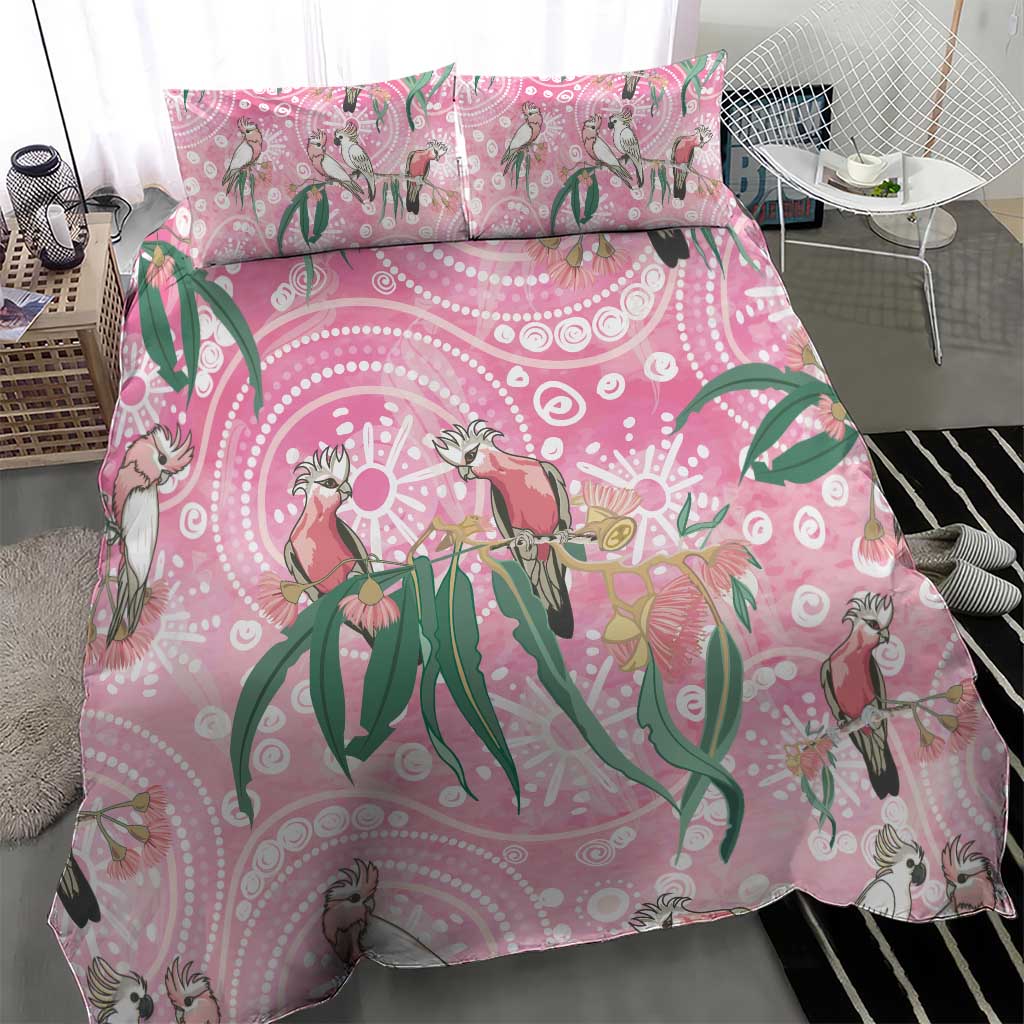 Australia Galah Aboriginal Bedding Set Breast Cancer Awareness - Aussie Hoodie