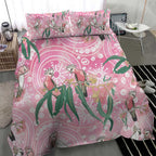 Australia Galah Aboriginal Bedding Set Breast Cancer Awareness - Aussie Hoodie