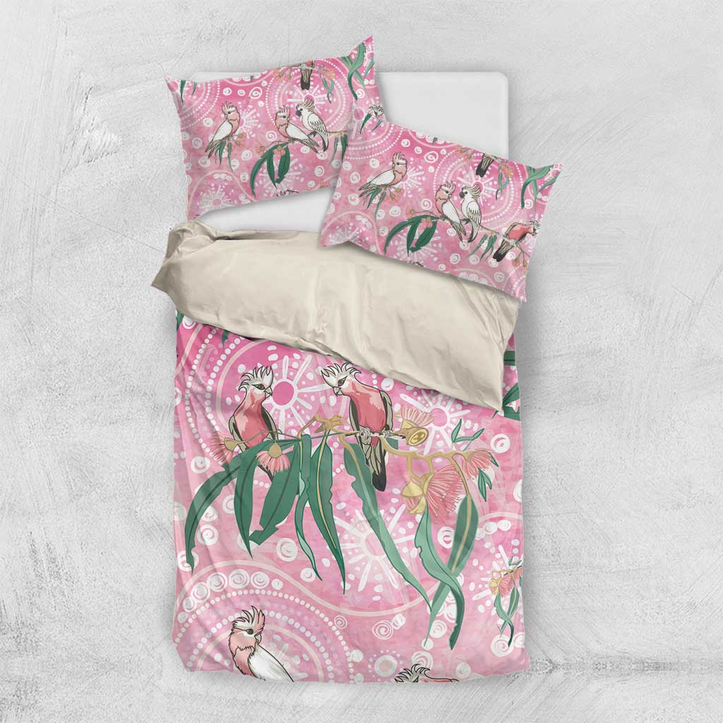 Australia Galah Aboriginal Bedding Set Breast Cancer Awareness - Aussie Hoodie