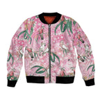Australia Galah Aboriginal Bomber Jacket Breast Cancer Awareness - Aussie Hoodie