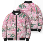 Australia Galah Aboriginal Bomber Puffer Jacket Breast Cancer Awareness - Aussie Hoodie