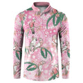 Australia Galah Aboriginal Button Sweatshirt Breast Cancer Awareness - Aussie Hoodie