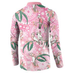 Australia Galah Aboriginal Button Sweatshirt Breast Cancer Awareness - Aussie Hoodie