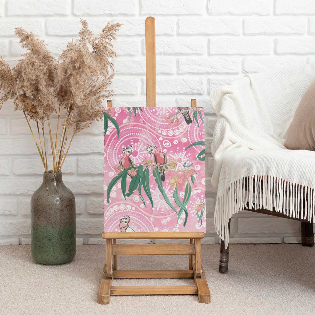 Australia Galah Aboriginal Canvas Wall Art Breast Cancer Awareness - Aussie Hoodie