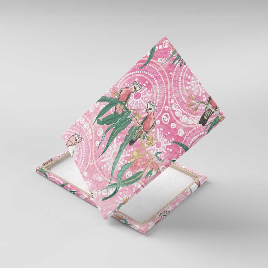 Australia Galah Aboriginal Canvas Wall Art Breast Cancer Awareness - Aussie Hoodie