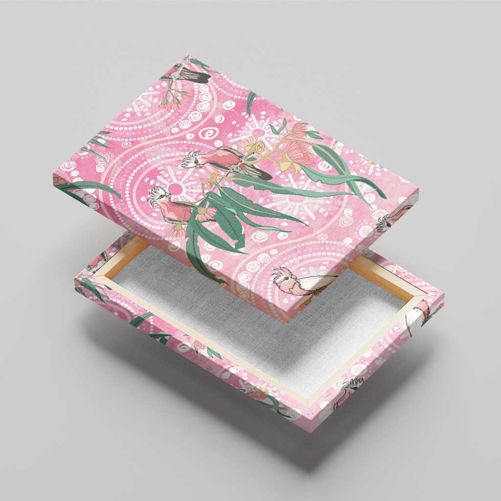 Australia Galah Aboriginal Canvas Wall Art Breast Cancer Awareness - Aussie Hoodie