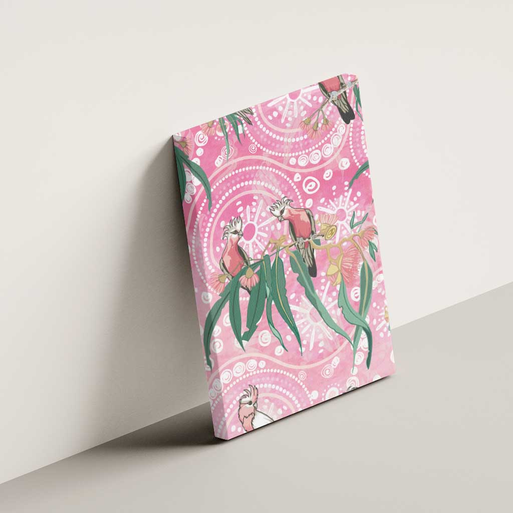 Australia Galah Aboriginal Canvas Wall Art Breast Cancer Awareness - Aussie Hoodie