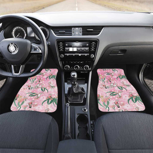Australia Galah Aboriginal Car Mats Breast Cancer Awareness - Aussie Hoodie