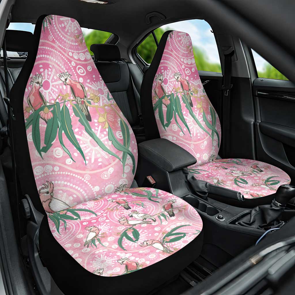 Australia Galah Aboriginal Car Seat Cover Breast Cancer Awareness - Aussie Hoodie