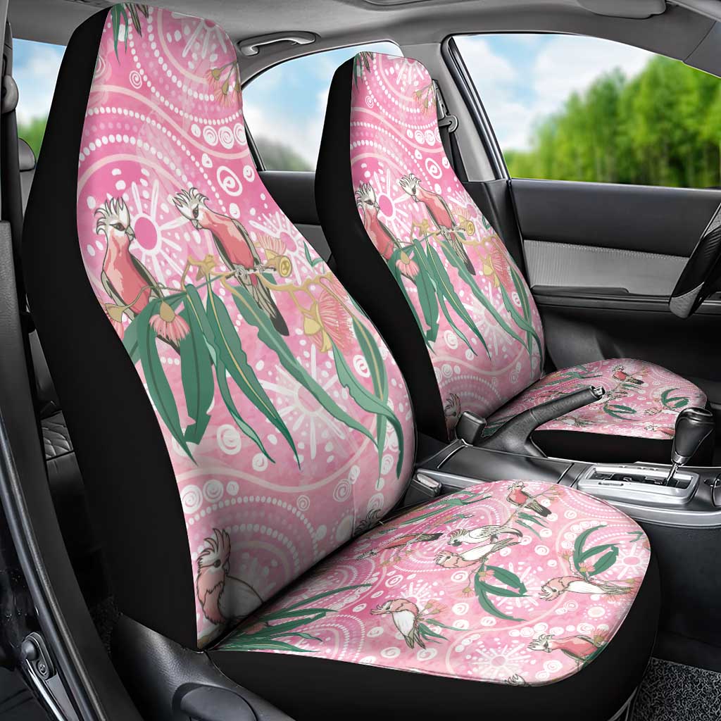 Australia Galah Aboriginal Car Seat Cover Breast Cancer Awareness - Aussie Hoodie