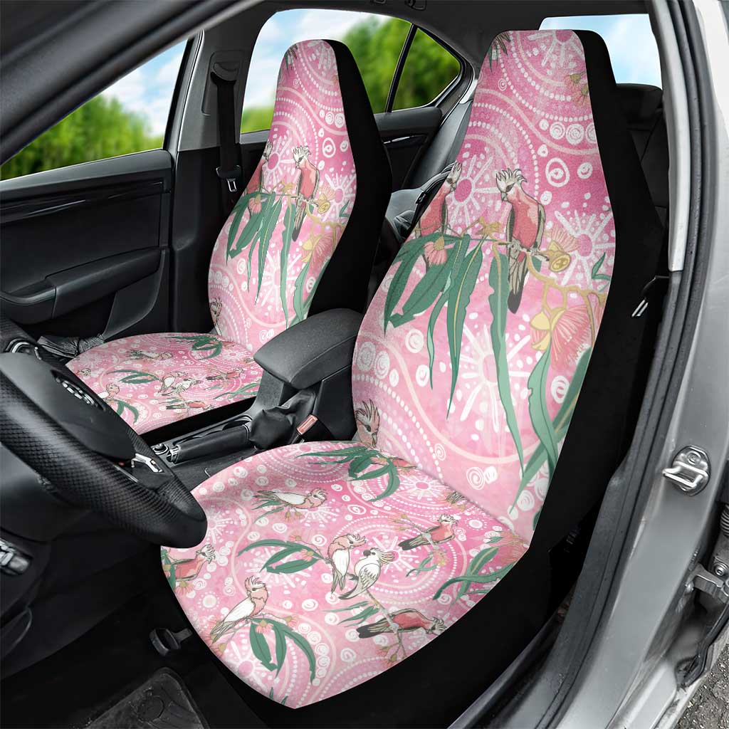 Australia Galah Aboriginal Car Seat Cover Breast Cancer Awareness - Aussie Hoodie