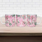 Australia Galah Aboriginal Ceramic Mug Breast Cancer Awareness - Aussie Hoodie