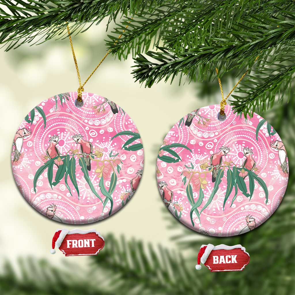 Australia Galah Aboriginal Ceramic Ornament Breast Cancer Awareness - Aussie Hoodie