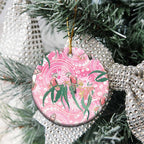 Australia Galah Aboriginal Ceramic Ornament Breast Cancer Awareness - Aussie Hoodie