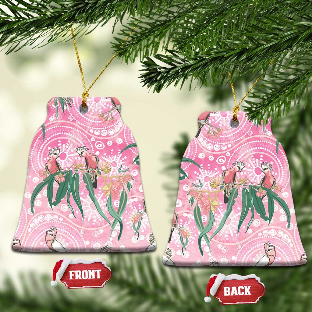 Australia Galah Aboriginal Ceramic Ornament Breast Cancer Awareness - Aussie Hoodie