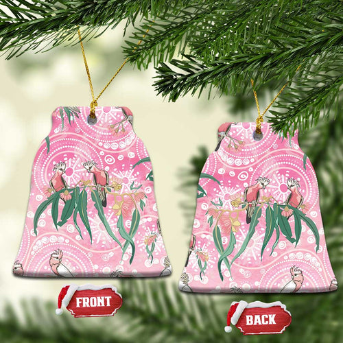 Australia Galah Aboriginal Ceramic Ornament Breast Cancer Awareness - Aussie Hoodie