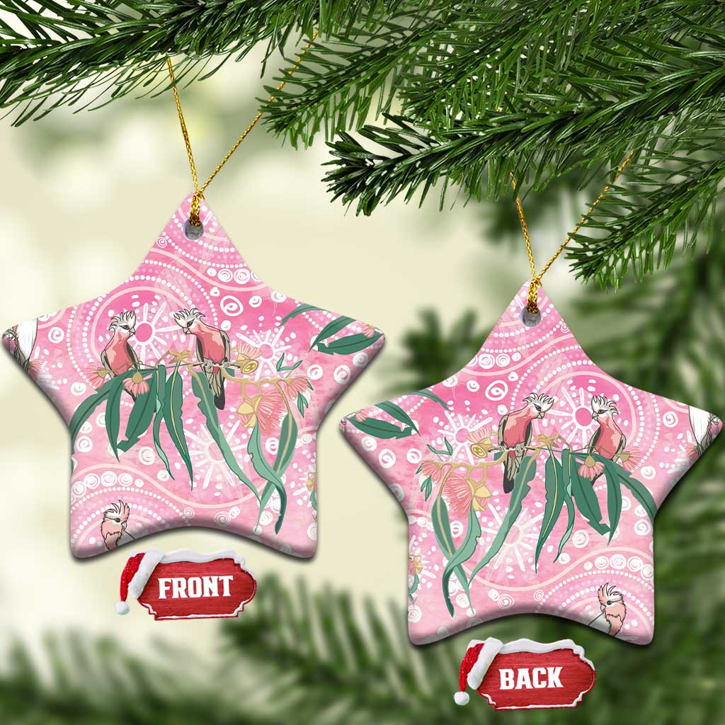 Australia Galah Aboriginal Ceramic Ornament Breast Cancer Awareness - Aussie Hoodie