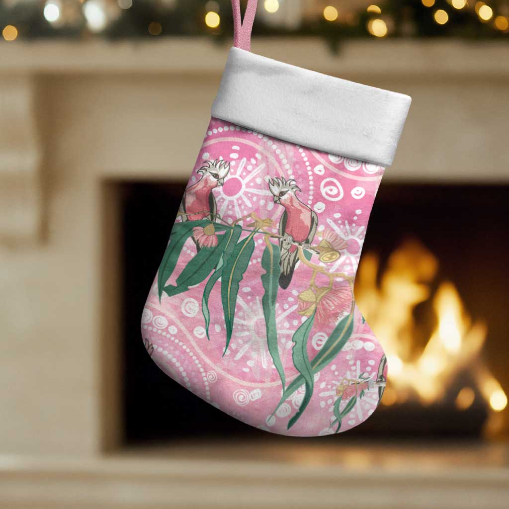 Australia Galah Aboriginal Christmas Stocking Breast Cancer Awareness - Aussie Hoodie